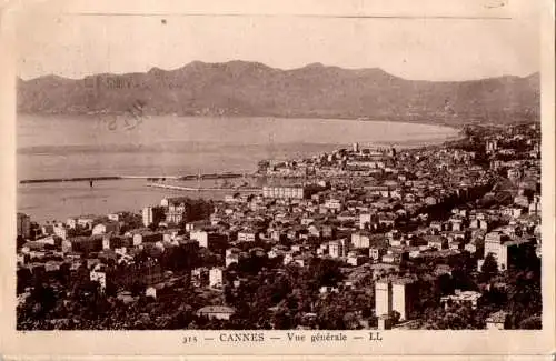 cannes, vue generale (Nr. 17389)