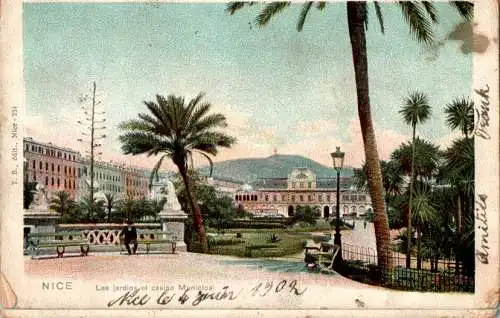 nice, les jardins et casino (Nr. 17391)