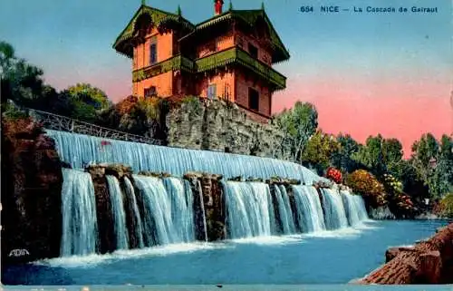 nice, la cascade de gairaut (Nr. 17397)