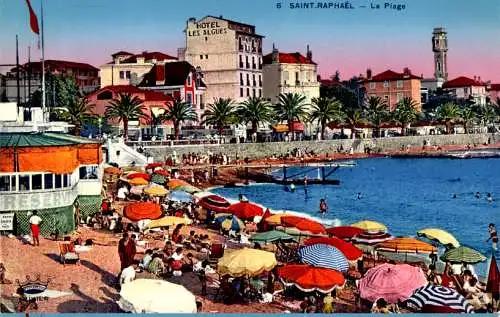 saint-raphael, la plage (Nr. 17410)