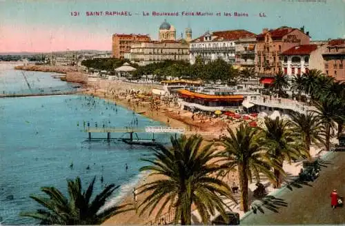 saint-raphael, le boulevard (Nr. 17429)