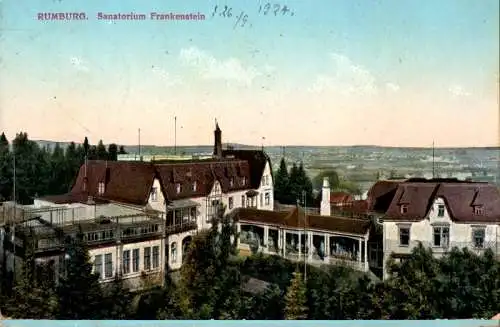 rumburg, sanatorium frankenstein (Nr. 17502)