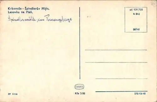 spindlermühle im riesengebirge im winter (Nr. 17522)