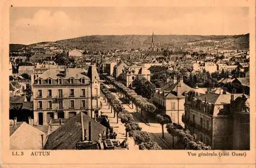 autun, vue generale (Nr. 17577)