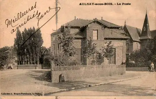 aulnay-sous-bois, la poste (Nr. 17586)