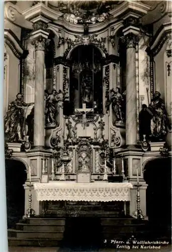 kirche zettlitz bei karlsbad (Nr. 17671)