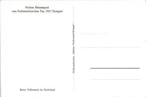 sudetendeutscher tag 1957 stuttgart (Nr. 17742)