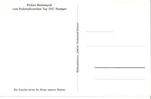 sudetendeutscher tag 1957 stuttgart (Nr. 17747)