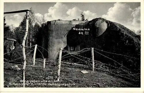 nedame se, tschechischer bunker, befestigungslinie (Nr. 17749)