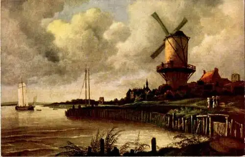 rijksmuseum amsterdam, jacob van ruysdael, die mühle bei wijk bij durstede (Nr. 17809)