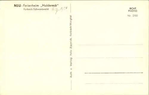 forbach/schwarzwald, ferienheim holdereck (Nr. 17832)