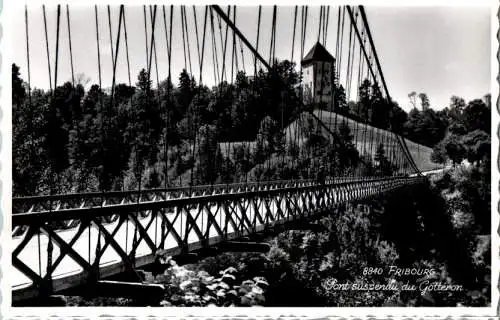 fribourg, pont suspendu du gotteron (Nr. 17917)