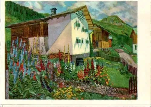 carl m. cromer, bauerngarten in davos (Nr. 17995)