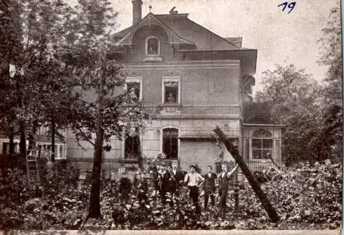 sturm-katastrophe zu chemnitz am 27. mai 1916, schloßteich-restaurant (Nr. 18036)