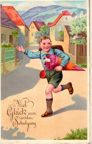 herzlichen glückwunsch zum ersten schulgang (Nr. 18056)