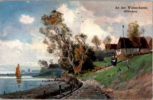 an der wasserkante (elbufer) (Nr. 18083)