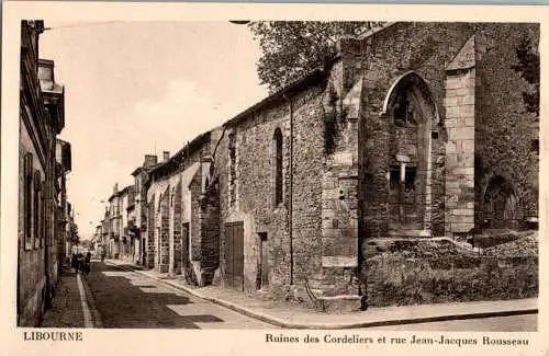 libourne, ruines des cordeliers (Nr. 18140)