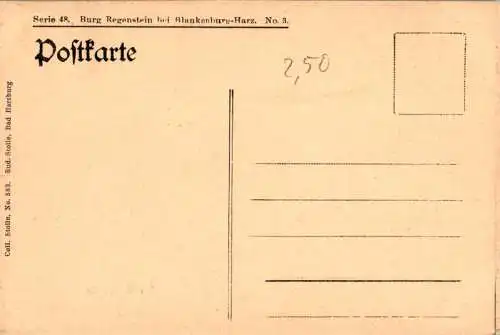 die wachtstube, burg regenstein, blankenburg (Nr. 18209)