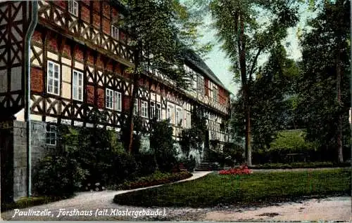 paulinzelle, paulinzella, forsthaus, gasthaus menger (Nr. 18237)