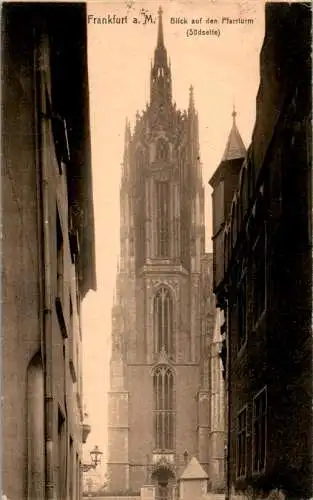 frankfurt a.m., blick auf den pfarrturm (Nr. 18249)