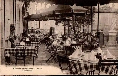 central-hotel auch, la terrasse (Nr. 18250)