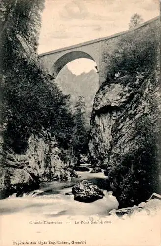 grande-chartreuse, le pont saint-bruno (Nr. 18271)