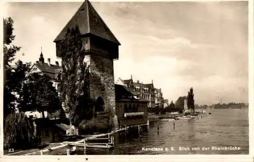 konstanz, blick v.d. rheinbrücke (Nr. 18296)