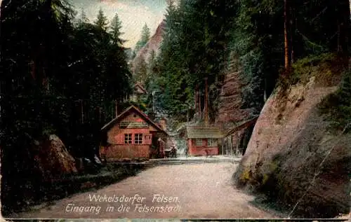 wekelsdorfer felsen, 1921 (Nr. 18314)