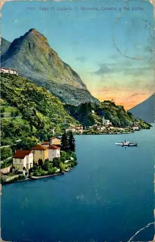 lago di lugano, s. mamette, castello e val solda (Nr. 18316)