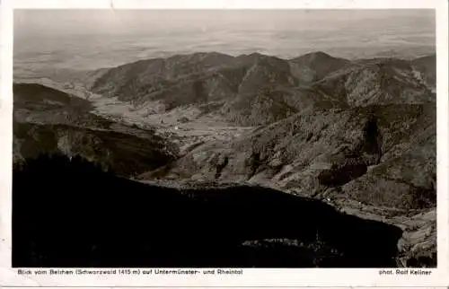 blick vom belchen auf untermünster- und rheintal (Nr. 18378)