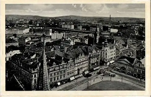 pilsen, blick von der bartholomäuskirche (Nr. 18439)