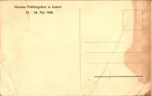 grosses frühlingsfest in luzern, 13.-24.  mai 1926 (Nr. 18452)