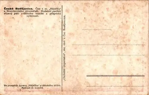 ceske budejovice, budweis künstlerkarte (Nr. 18469)