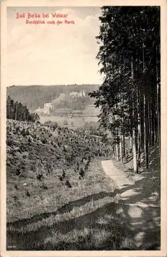 bad berka bei weimar, durchblick nach der harth (Nr. 18492)