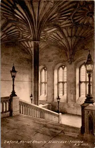 oxford, christ church, staircase (Nr. 18507)