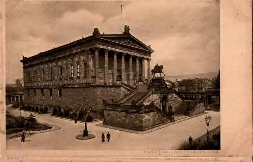 berlin, front der nationalgalerie (Nr. 18511)