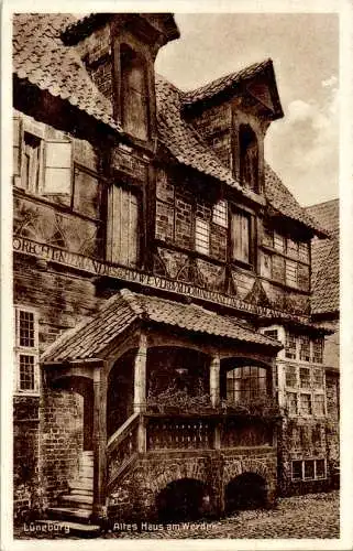 lüneburg, altes haus am werder (Nr. 18523)