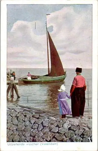 uitzeilende visscher (volendam) (Nr. 18539)