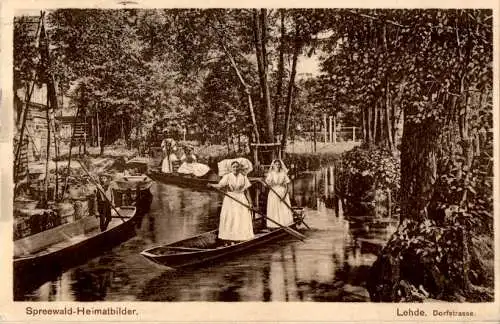 spreewald, lehde, dorfstrasse (Nr. 18555)