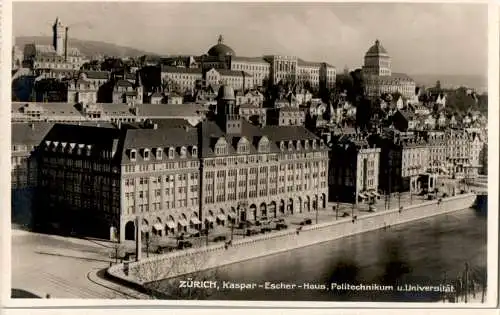 zürich, kaspar-escher-haus, politechnikum u. universität (Nr. 18627)