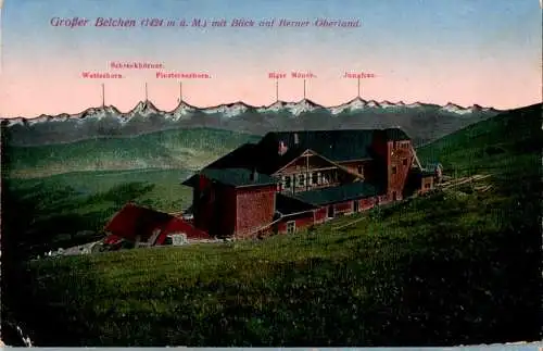 großer belchen mit blick auf berner oberland (Nr. 18628)