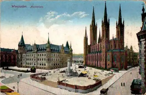 wiesbaden, marktplatz (Nr. 18689)