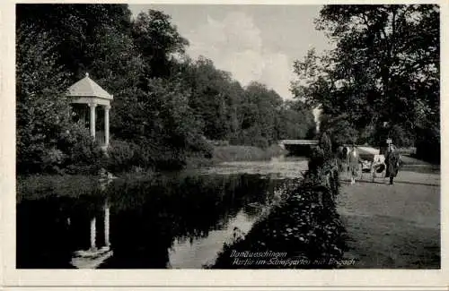 donaueschingen, partie im schloßgarten mit brigach (Nr. 18693)