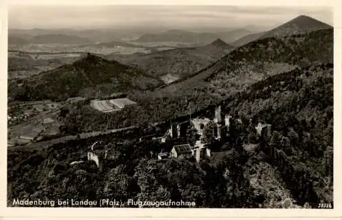 madenburg bei landau, flugzeugaufnahme (Nr. 18699)