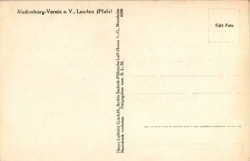 madenburg bei landau, flugzeugaufnahme (Nr. 18699)