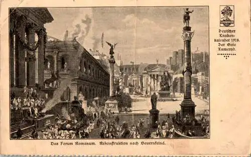 deutscher knabenkalender 1918 - das forum romanum (Nr. 18729)