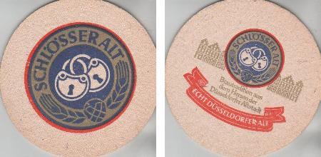 Bierdeckel Rund Schlosser Alt Aus Dusseldorf Aus Bierdeckel