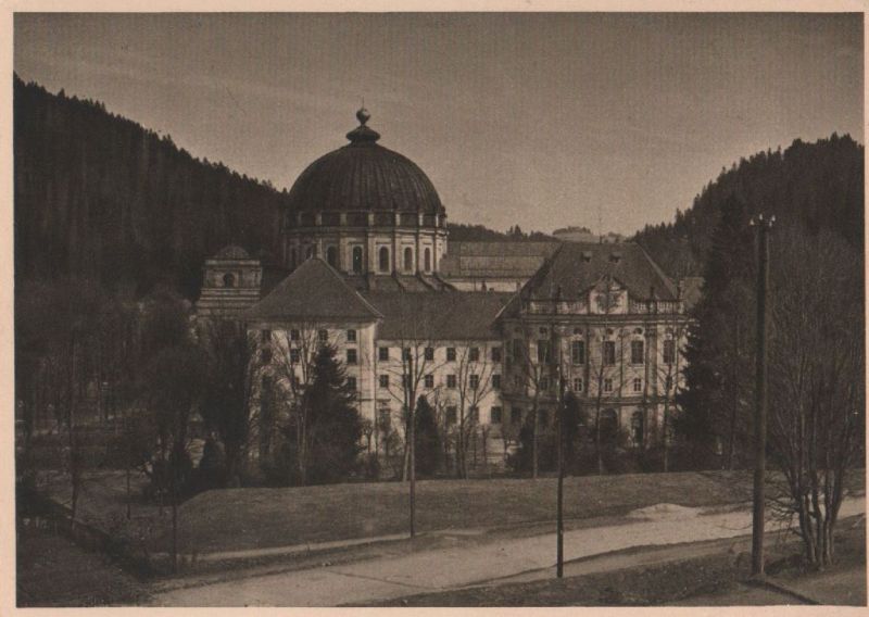 Sankt Blasien Kolleg Von Westen Ca 1950 Nr Oldthing Ansichtskarten Postleitzahl 70 79