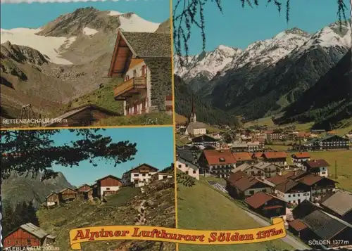 Österreich - Österreich - Sölden - mit 3 Bildern - ca. 1975