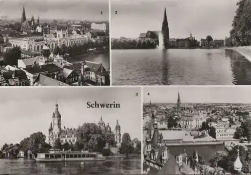 Schwerin - u.a. Blick vom Schloß - 1985